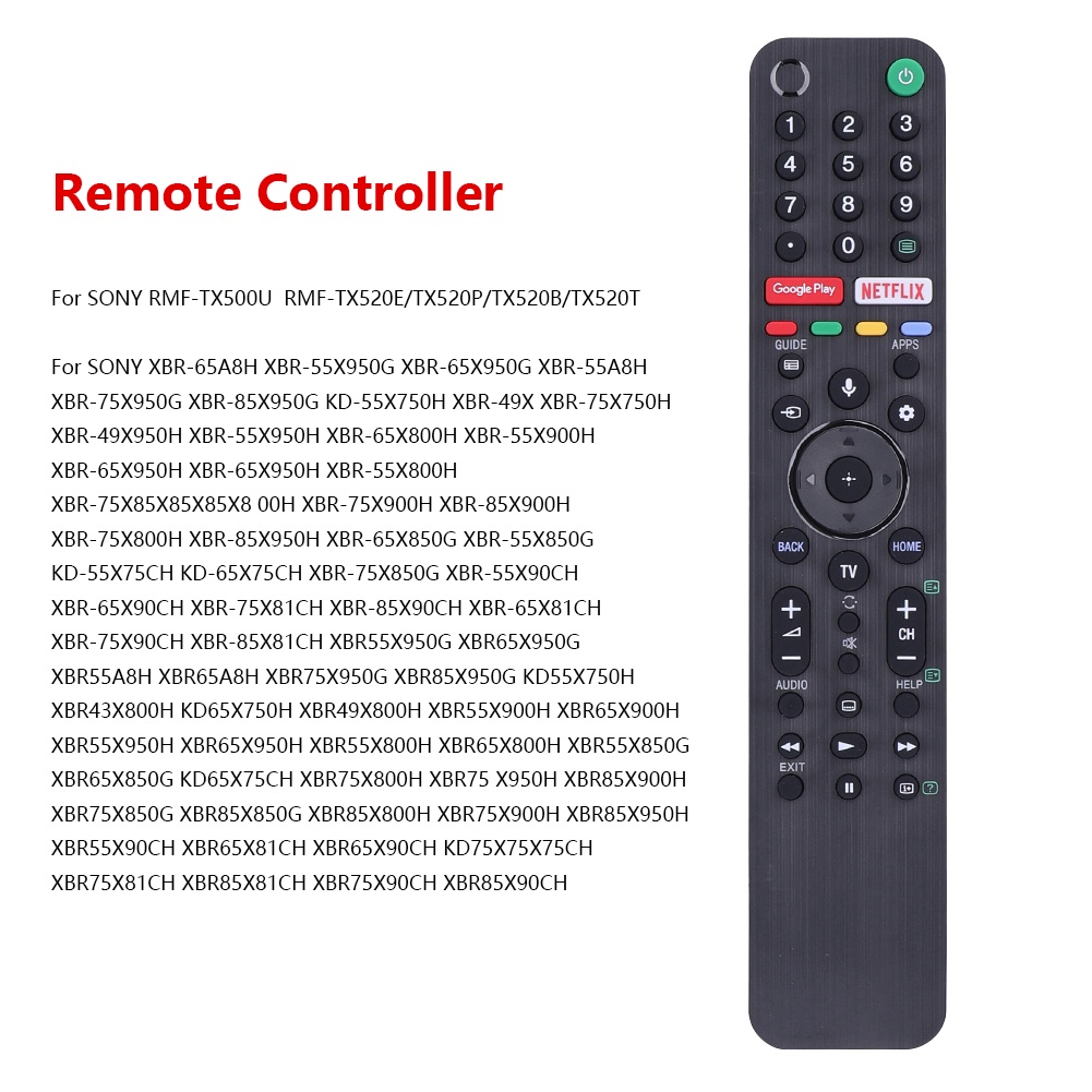 RMT-TX500U Sony Smart Android TV Remote Control Compatible With RMF
