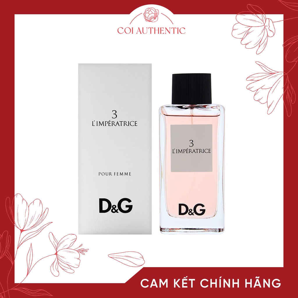 Nước hoa nữ Dolce & Gabbana D&G L'Imperatrice 3 EDT 100ml - FULL SEAL |  