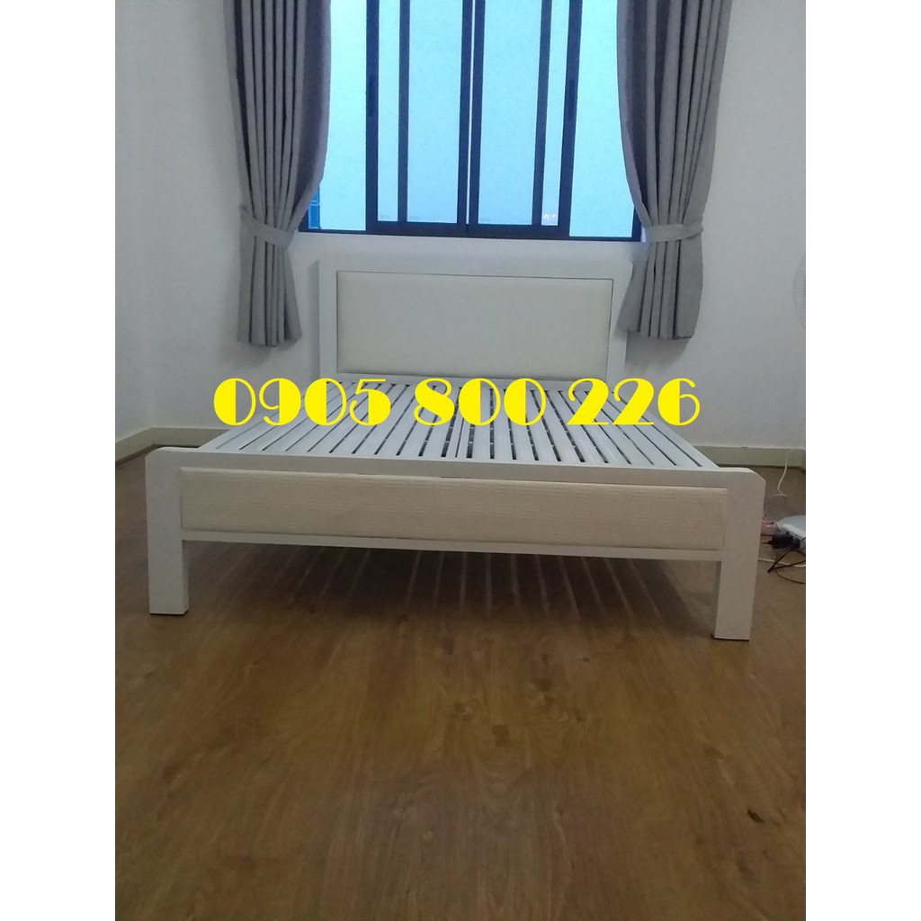 Giường sắt hộp 5x10 1m6x2m chưa từng thấy