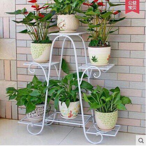 Kệ sắt để cây cảnh, chậu hoa 6 tầng