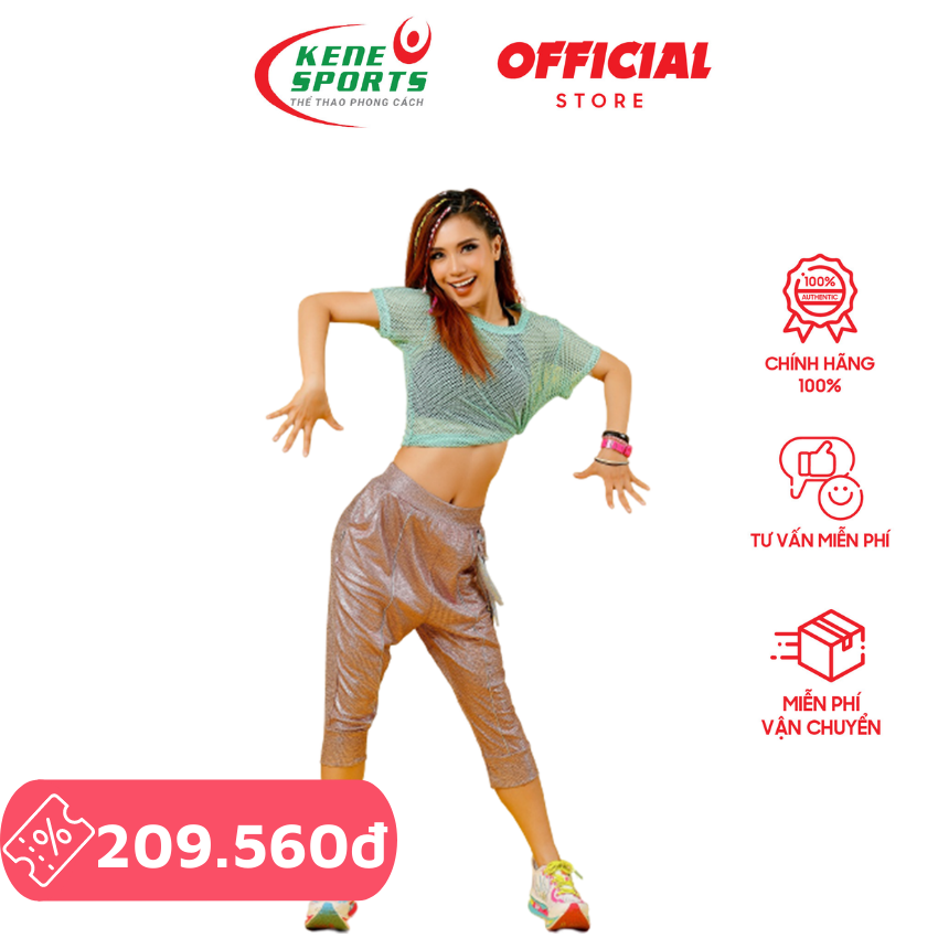 Quần tập gym, nhảy zumba, tập yoga, chạy bộ KENE SPORTS chất liệu Polyester và Spandex cao cấp, co giãn tốt, khô thoáng, thấm hút mồ hôi Q30051