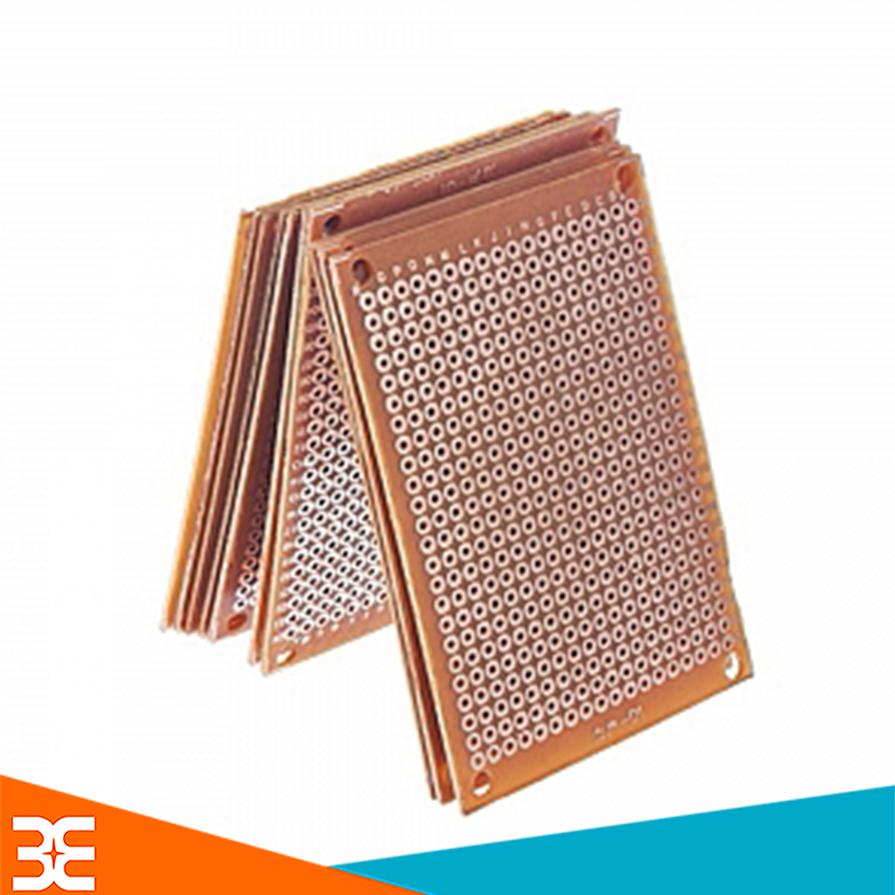 Combo 5 Tấm PCB Phíp Đồng Đục Lỗ 5x7cm (Nâu) Hàn mạch thủ công