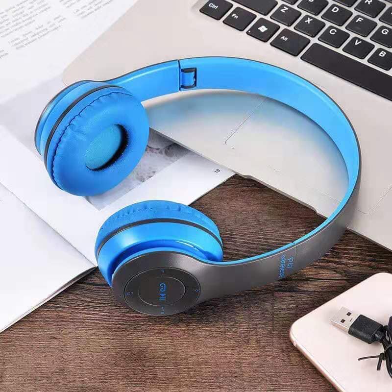 Tai nghe bluetooth Chụp Tai Headphone P47 Lắp được thẻ nhớ - ⚡Âm Thanh Đỉnh Cao⚡Nghe Gọi Rõ Nét Phù Hợp Cả Nam Và Nữ