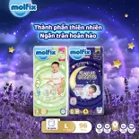 [Tặng Thỏ Bông] Combo 2 - Mix ngày đêm - Tã quần 1 gói Molfix Thiên Nhiên Super Jumbo + 1 gói đêm Sweet Dreams Jumbo đủ các size dành cho Bé từ 5-25kg