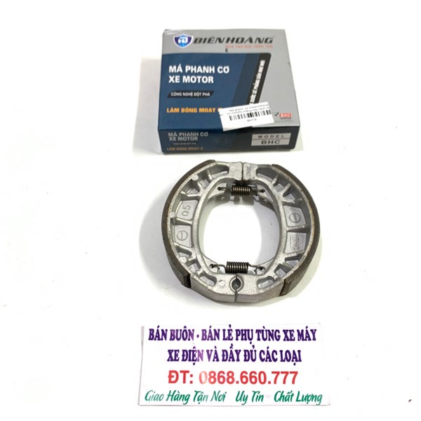 Má phanh cơ Dream/Wave/ S110/S/Rs thẳng hộp xanh biên hoàng