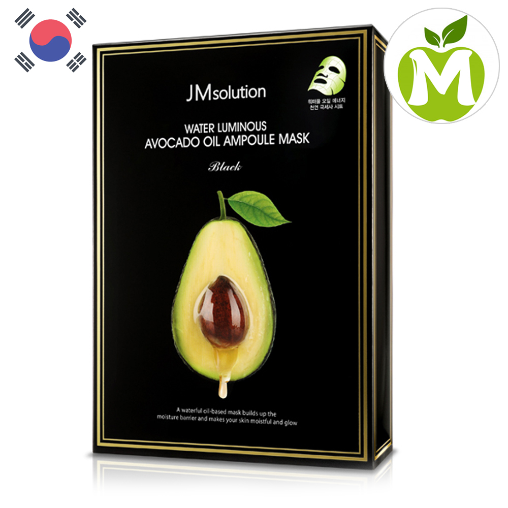 Mặt Nạ Dưỡng Ẩm Và Dưỡng Sáng JM Solution Water Luminous Avocado Oil Ampoule Mask