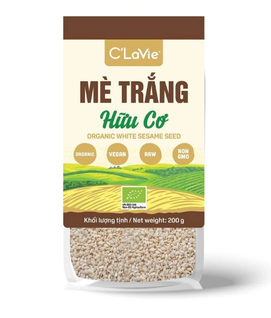 Date 10/26 Mè trắng hữu cơ C'Lavie 200g - Organic White Sesame Seed
