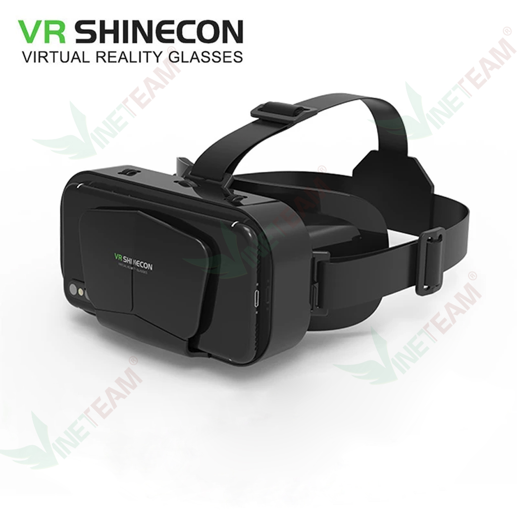Kính Thực Tế Ảo 3D Góc Rộng Cho Điện Thoại VR Shinecon G10-4.7 -7.0 inch Xem Phim Giải Trí Cao Cấp Phiên Bản Mới 2021
