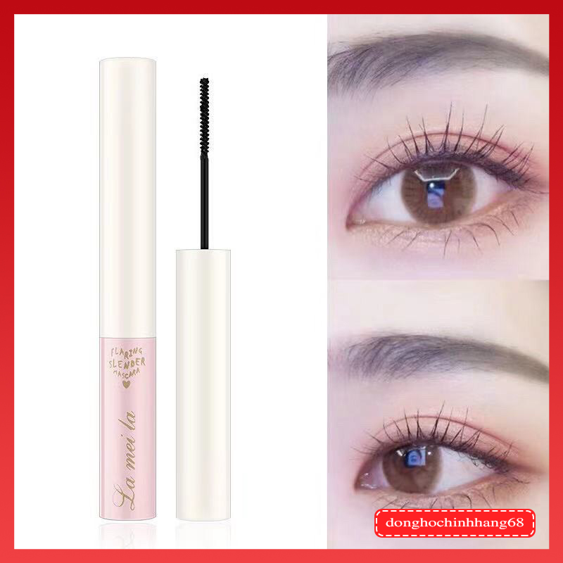 Mascara Siêu Mảnh Tơi Mi Lameila Skinny Microcara Vỏ Hồng Giúp Chuốt Mi và Dưỡng Mi Đẹp