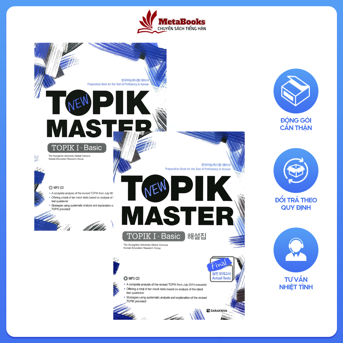 Combo Luyện Đề Topik Master I, đầy đủ đáp án & file nghe