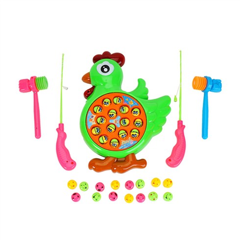 Vỉ đồ chơi câu cá, đồ chơi đập chuột 2 trong 1 - nhiều hình