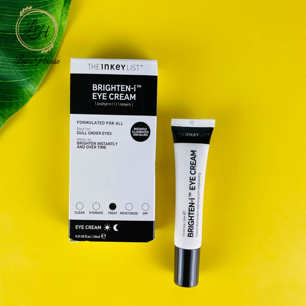 Kem dưỡng da mắt The Inkey List Brighten-i Eye Cream 15ml