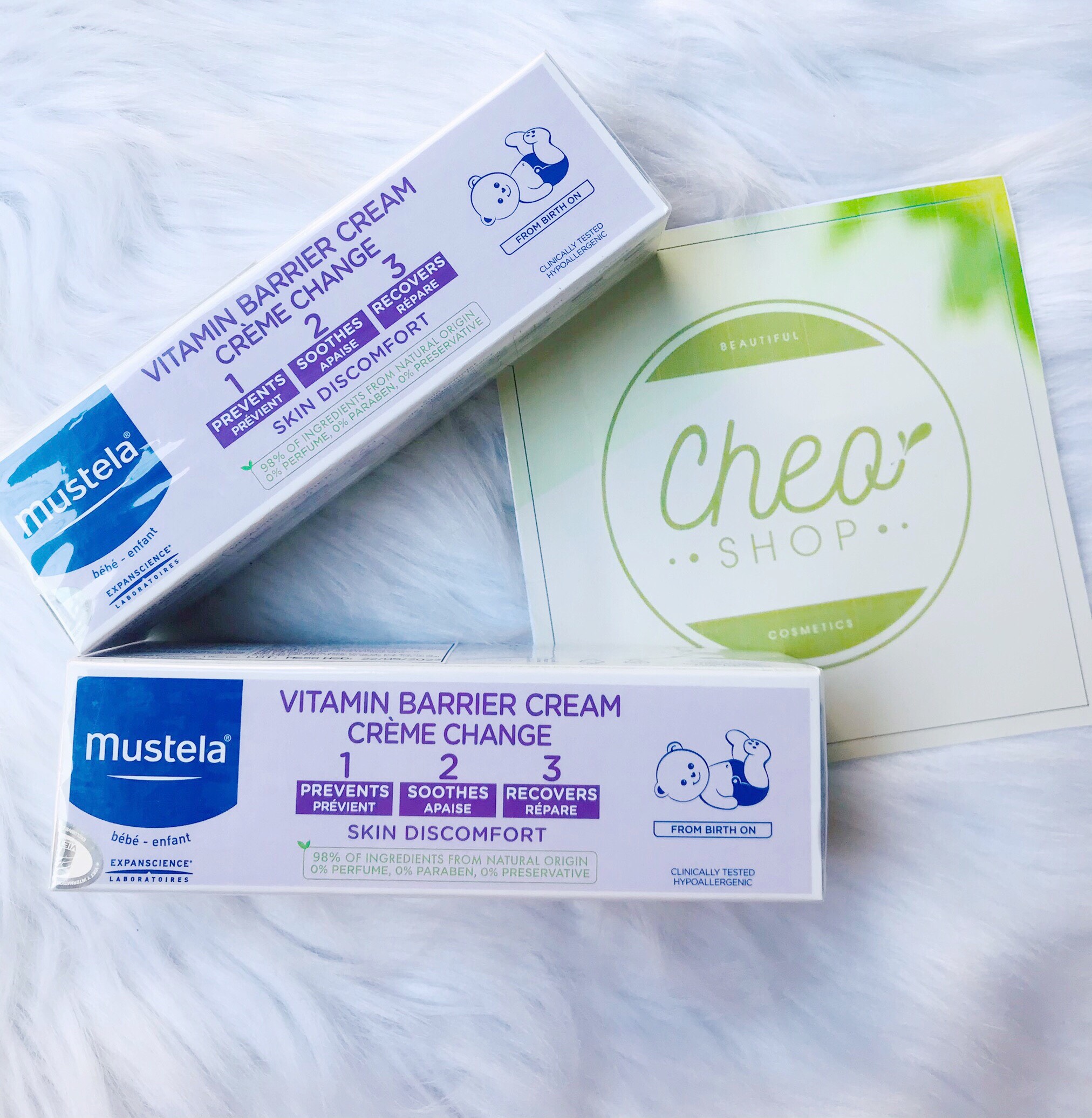 Kem Làm Dịu Và Ngăn Ngừa Hăm Tã Mustela 123 Vitamin Barrier Cream 50ml