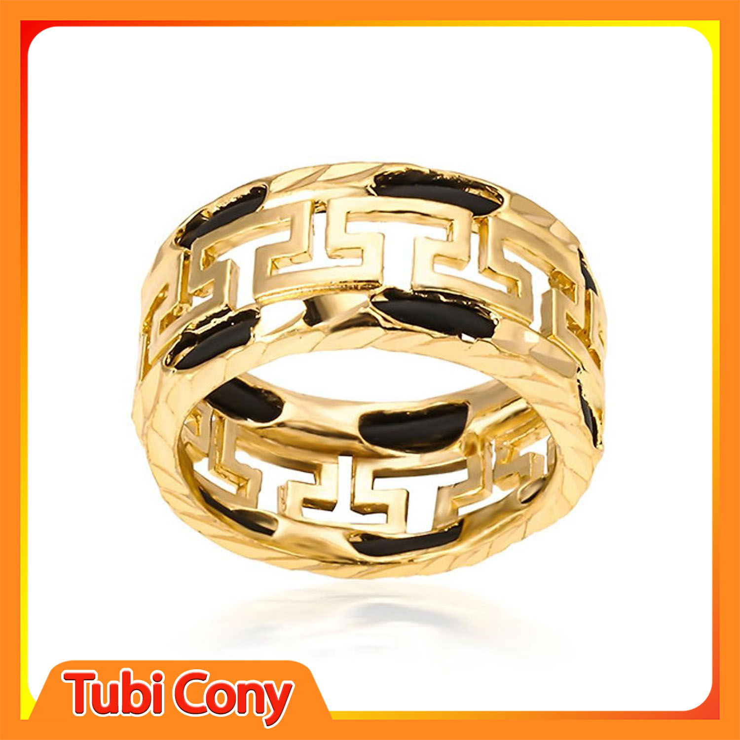Nhẫn Xoay Song Long Vàng 18K | Kỳ Lân Luxury