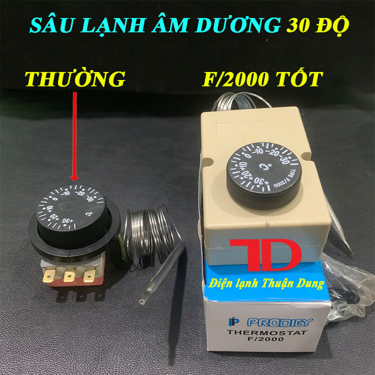 Sâu lạnh cảm biến nhiệt độ âm dương 30 độ, Điện lạnh Thuận Dung