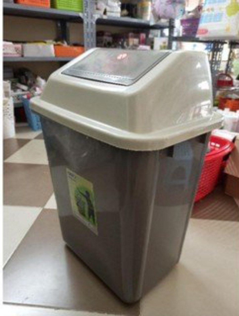 Thùng rác nắp lật 45 lít _ Song Long