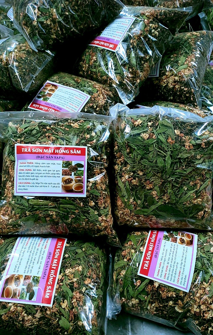 Trà sơn mật hồng sâm - túi 1kg