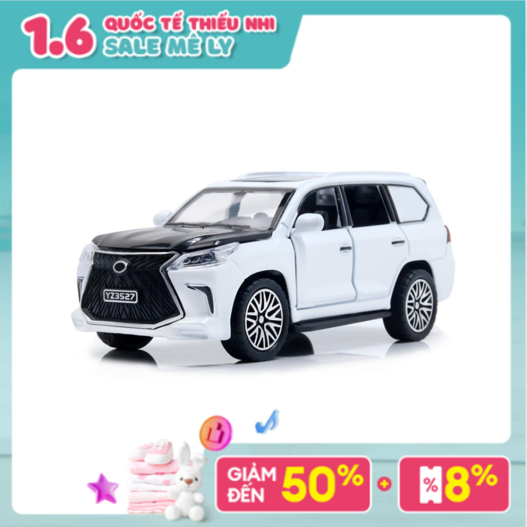 Xe mô hình kim loại lexus lx570 tỉ lệ 1:32 mở 4 cửa