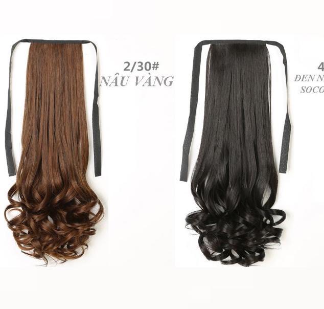 Cột tóc giả xoăn ngắn 48cm dlsc_010