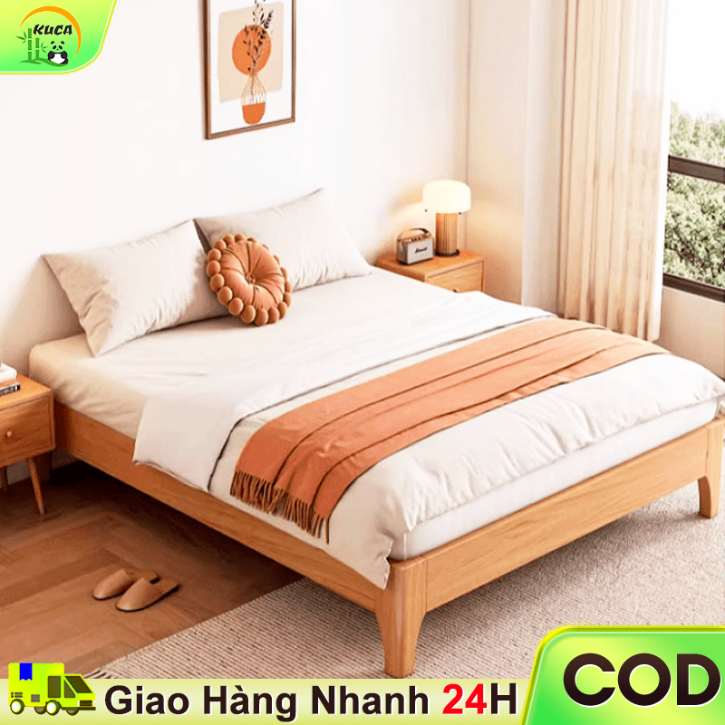 KUCA Giường Pallet Gỗ Thông Mới | Giường Ngủ Đẹp Chất Lượng
