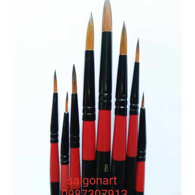 [HCM]Bộ 8 Cọ Tỉa Nét Cọ Bút Lông Maries