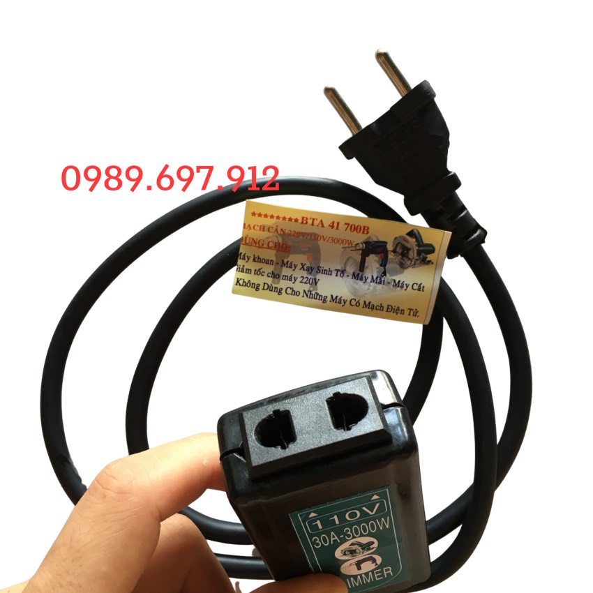Cục đổi nguồn 220v sang 100v dùng cho máy khoan, mài, cắt, xay sinh tố - đổi nguồn 220v sang 100v - biến áp 220v ra 100v