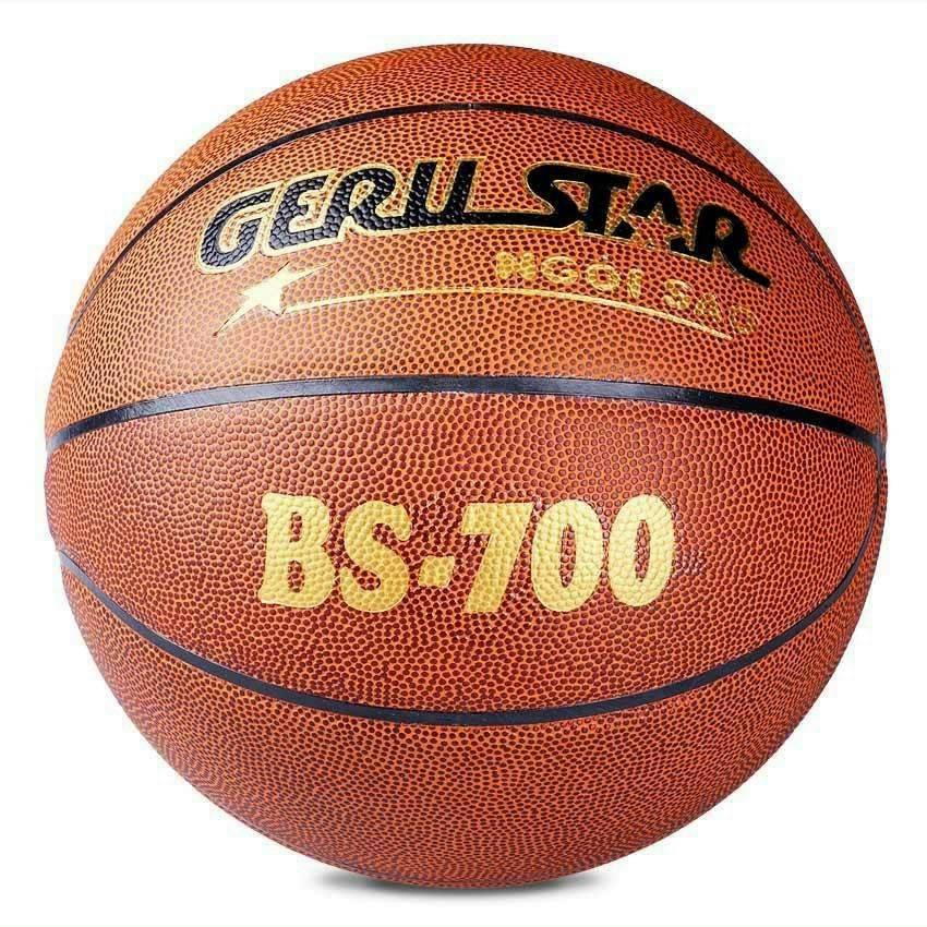 Quả bóng rổ gerustar pvc bs-700 - hàng chính hãng - chất lượng cao - tặng kim bơm bóng và lưới đựng bóng