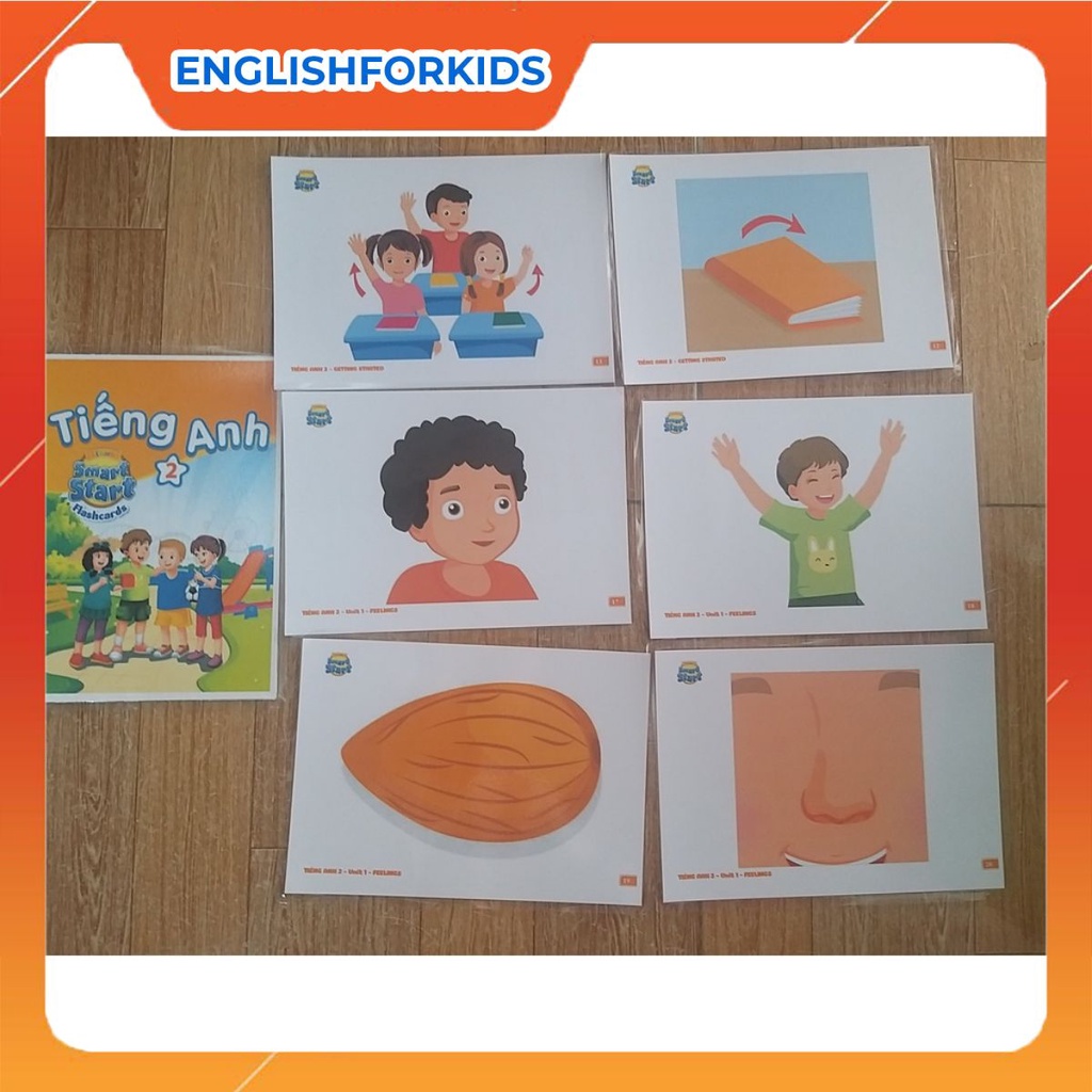 Flashcard Smart Start Lớp 2 và Mindmap Smart Start Lớp 2- Ép plastics bền đẹp