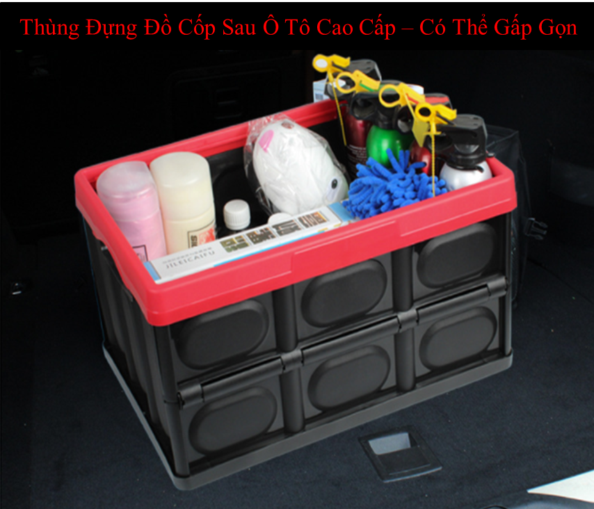 Thùng Đựng Đồ Cốp Sau Ô Tô Cao Cấp – Có Thể Gấp Gọn
