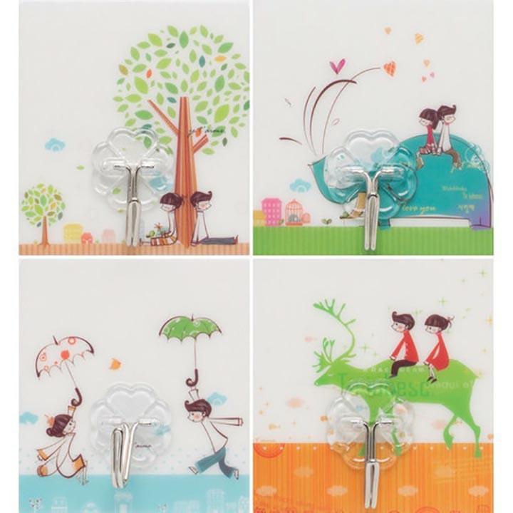 05 Móc Dán Tường Chịu Lực 3D Siêu Dính