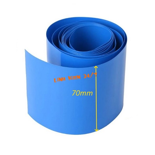 MÀNG CO NHIỆT PVC CÁCH ĐIỆN BỌC CELL PIN BẢN 70MM – 1 MÉT