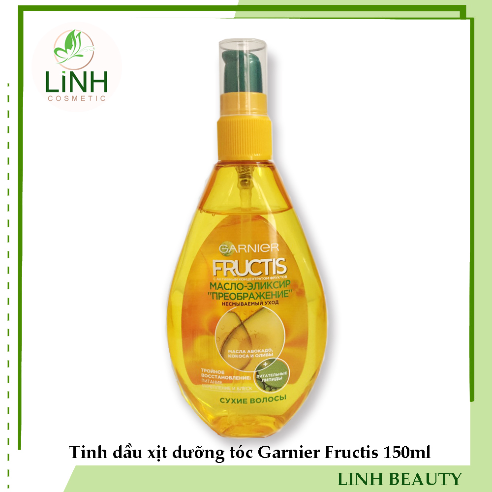 Tinh dầu xịt dưỡng tóc Garnier Fructis