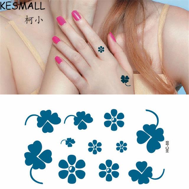 [HCM]COMBO 6 TẤM HÌNH XĂM CỎ BỐN LÁ VÀ HOA MAI MX-563 10X6