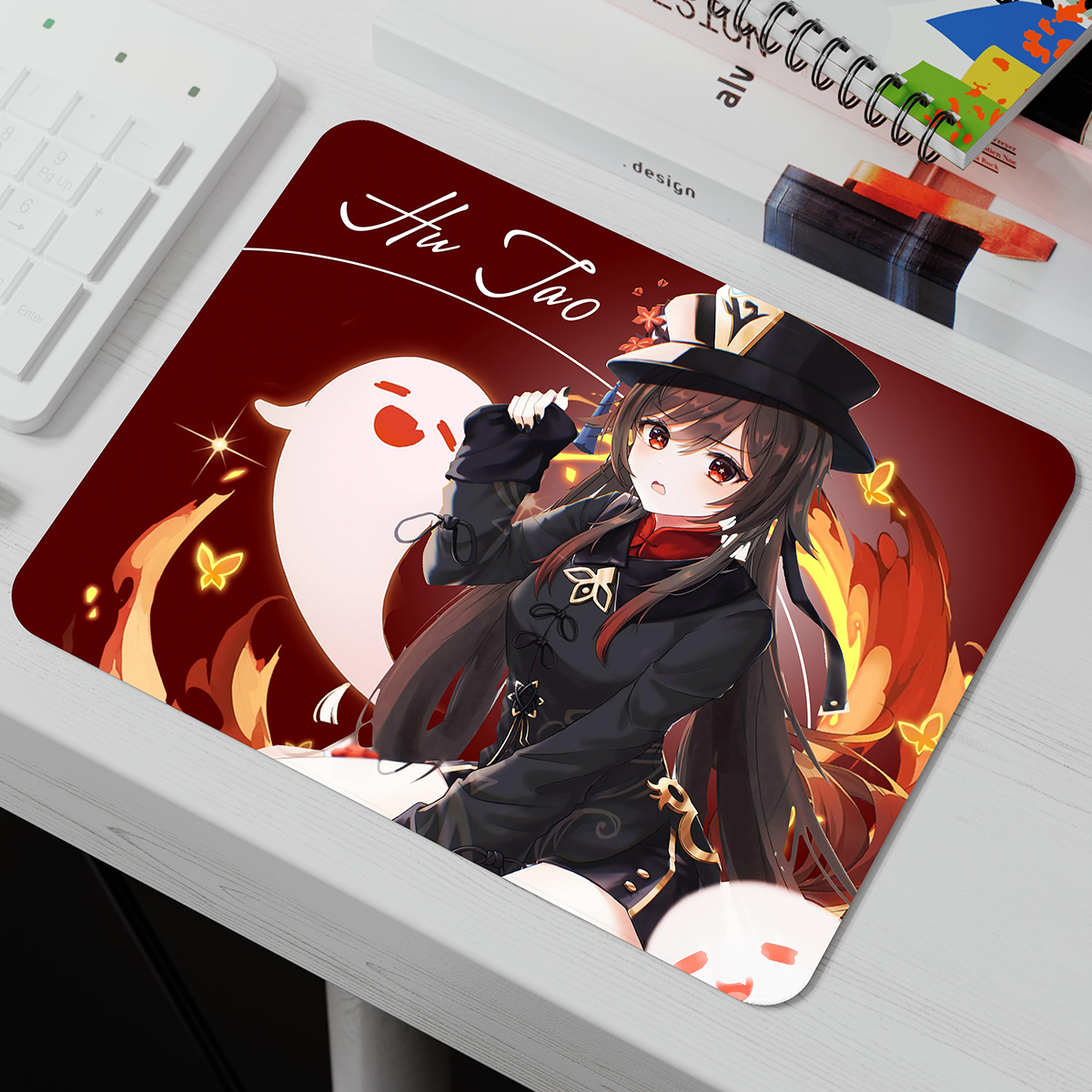 Miếng lót chuột, bàn di chuột, mousepad mẫu nhân vật Hu Tao Genshin Impact