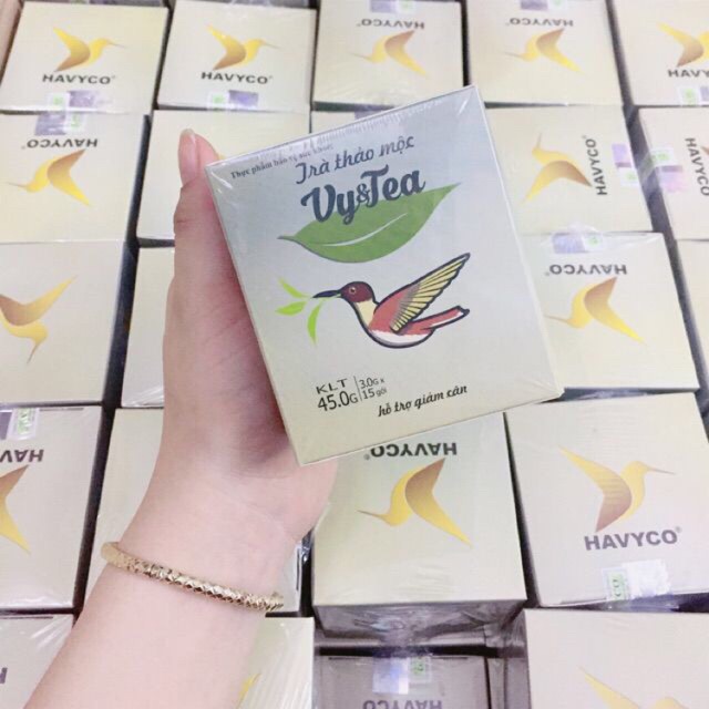 Combo 02 hộp Trà Giam Cân Vy và tea - Hàng mới cập nhật liên tục - Giảm cân VyTeaa (đủ tem, bao tetx hàng)