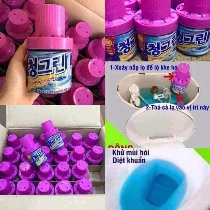 Lọ thả bồn cầu - lọ thả bồn cầu khử mùi cao cấp hàn quốc