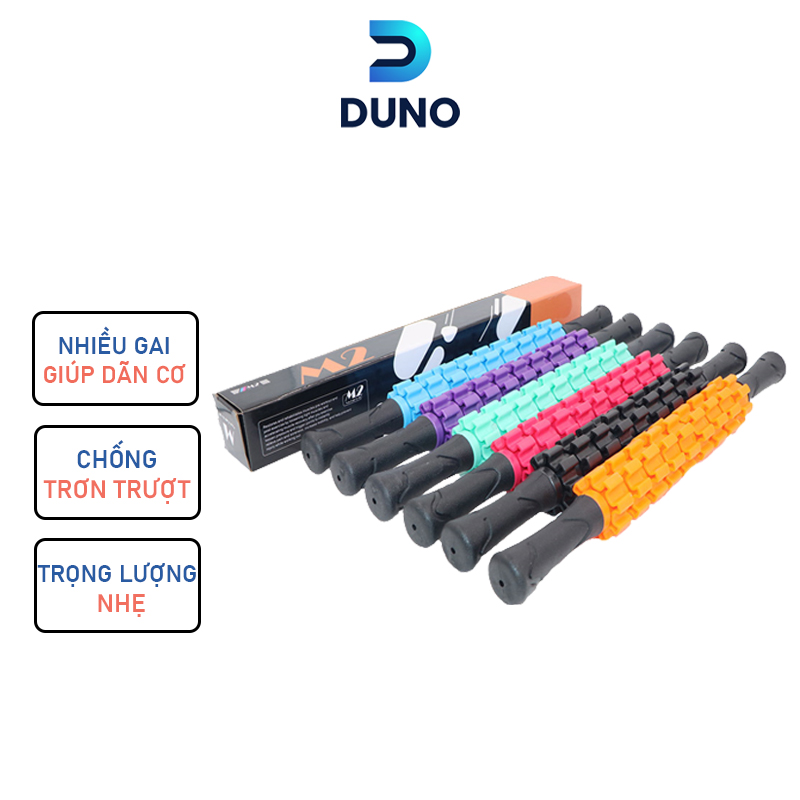 Con Lăn 9 Răng Dãn Cơ, Gậy lăn massage Dãn Cơ Bắp Roller Stick DUNO
