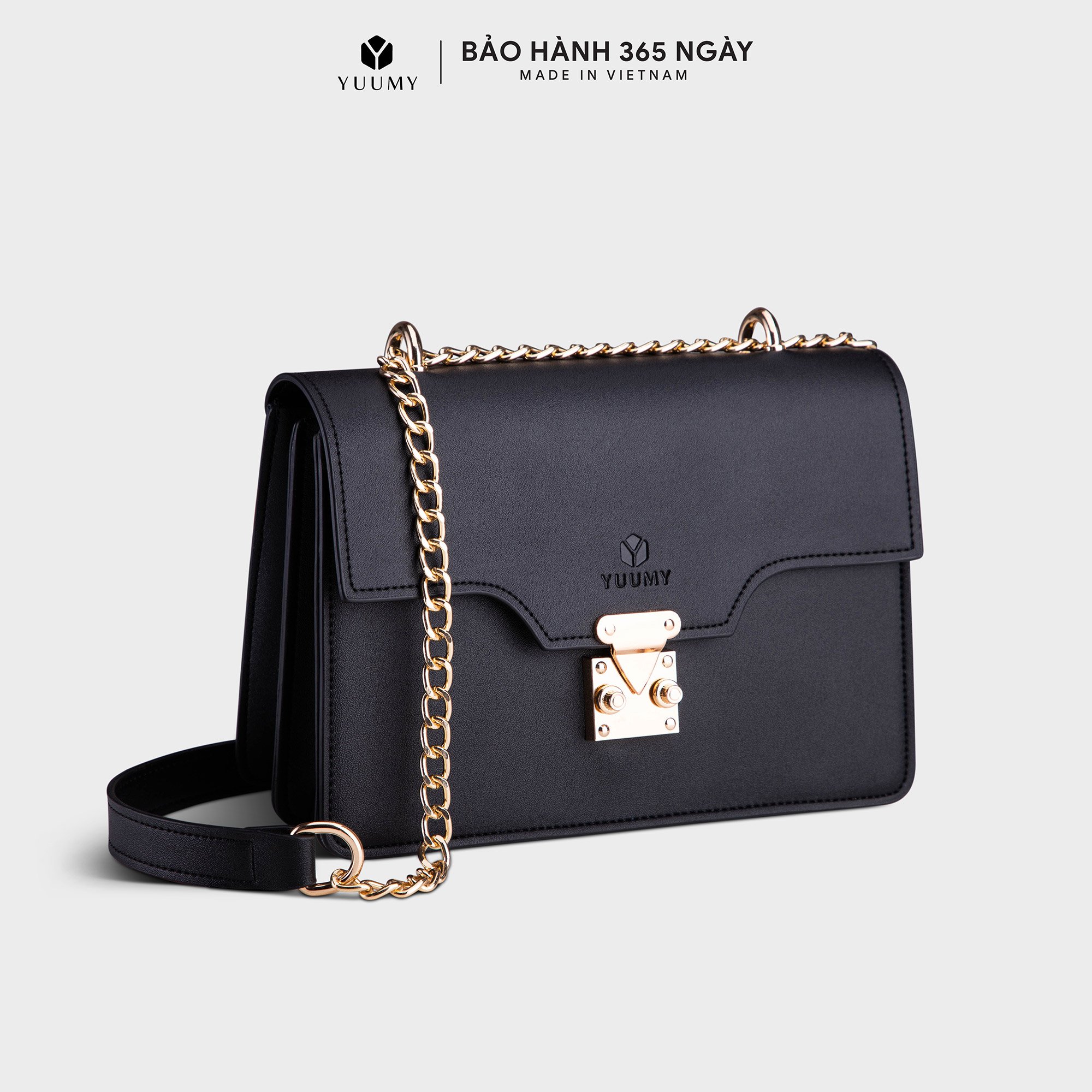 Túi đeo chéo nữ khóa nhấn Yuumy seasand YN98