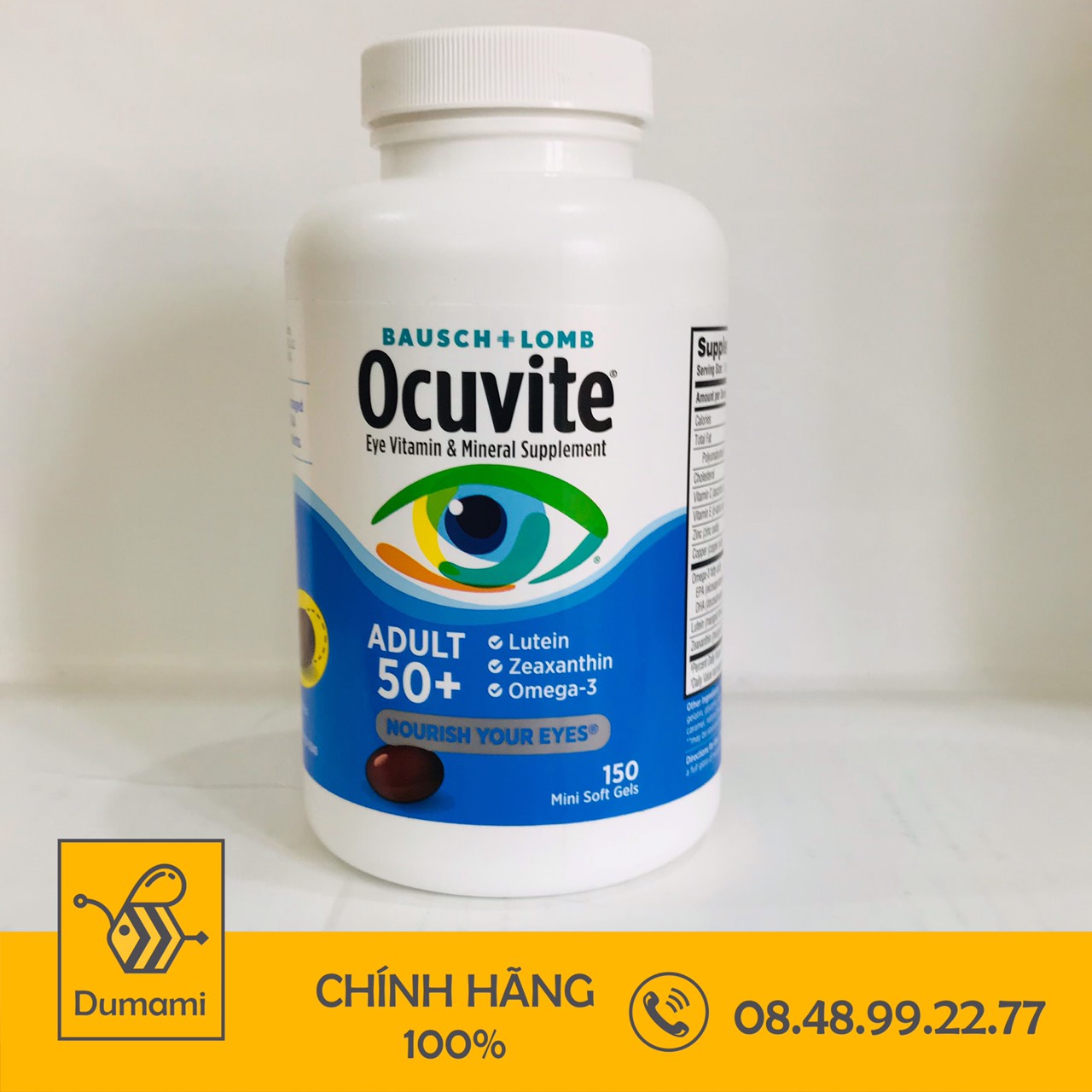 Bổ Mắt Ocuvite Lutein 150 viên của Mỹ dành cho người trên 50 tuổi