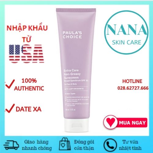 Kem Chống Nắng Paula’s Choice Extra Care Non-Greasy Sunscreen SPF 50