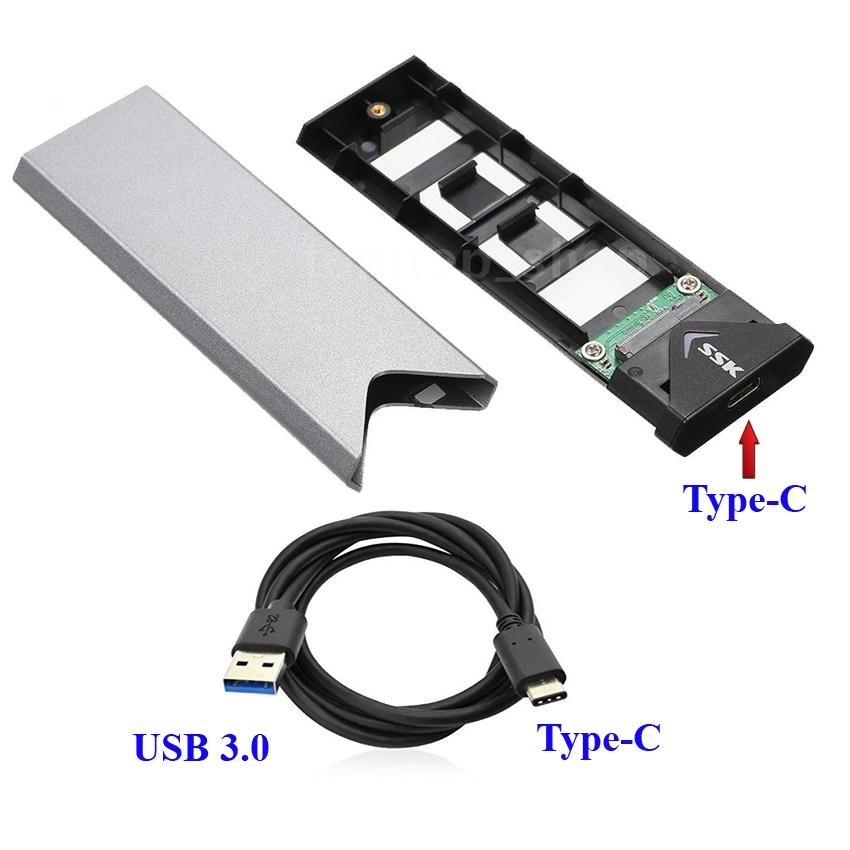 Box SSD M.2 Sata SSK SHE-C320 USB 3.0. VI TÍNH QUỐC DUY
