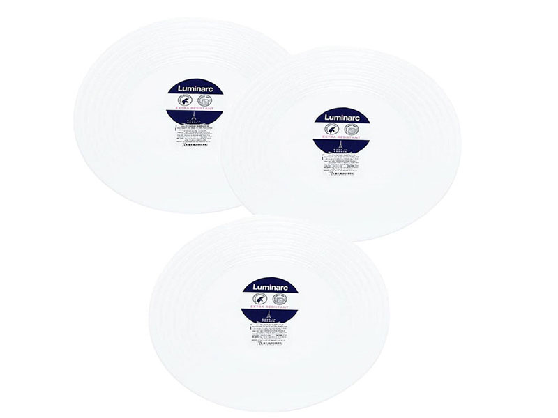 Bộ 3 đĩa thủy tinh Luminarc Harena 19cm