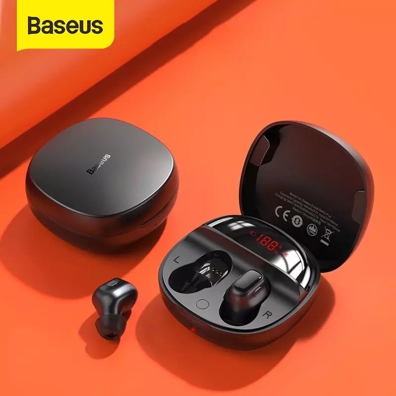 Tai nghe Bluetooth Baseus Encok True Wireless Earphones WM01 Plus, Tai nghe không dây WM01 Plus