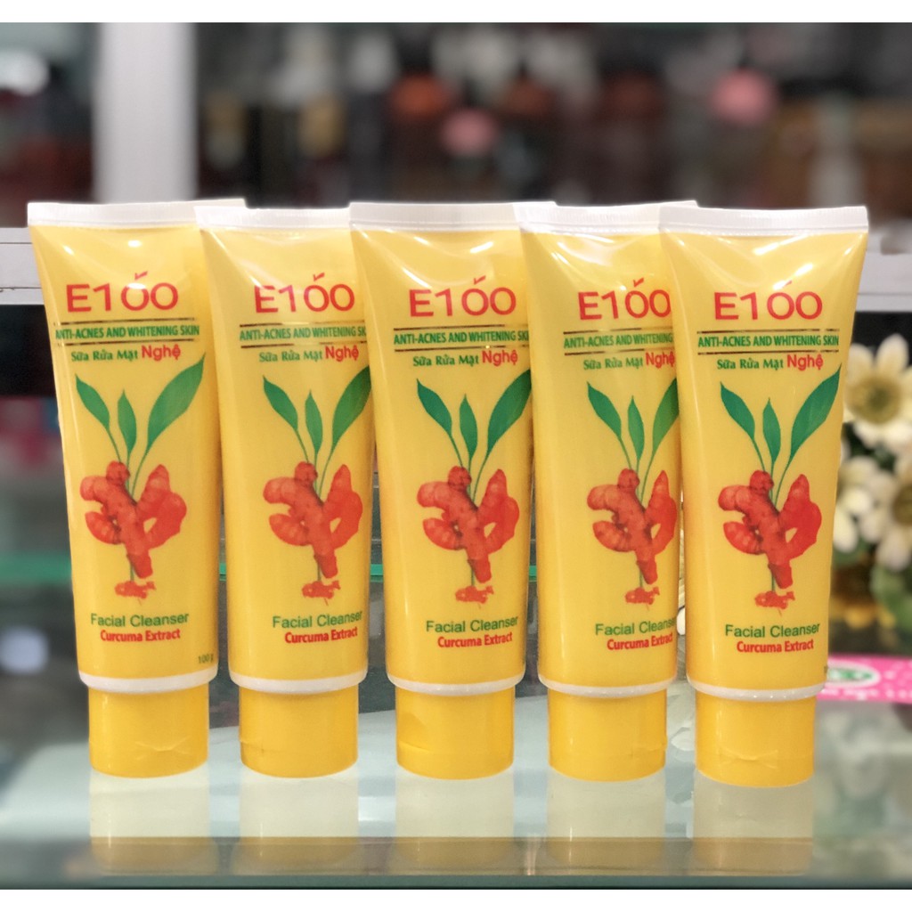 Sữa rửa mặt nghệ e100 100g