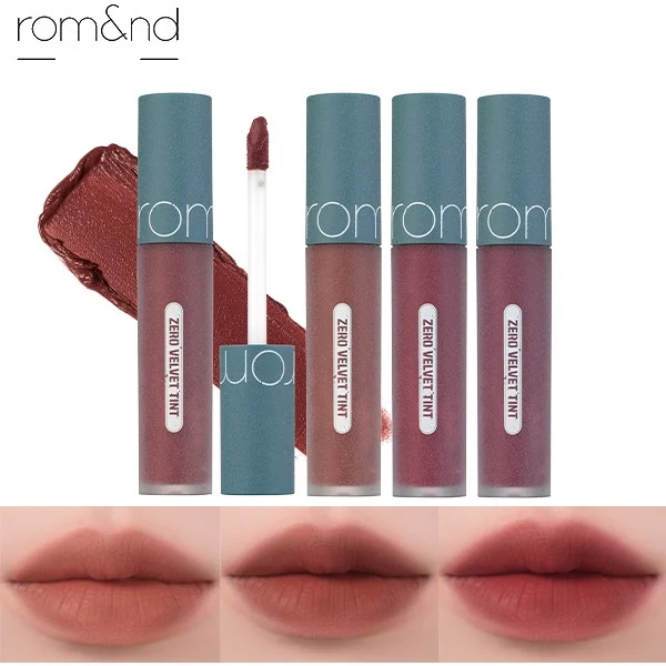 Son Kem Lì Lên Màu Chuẩn Mịn Môi Romand Zero Velvet Tint 5.5g [2021 S/S New Color][Vintage Filter Series]