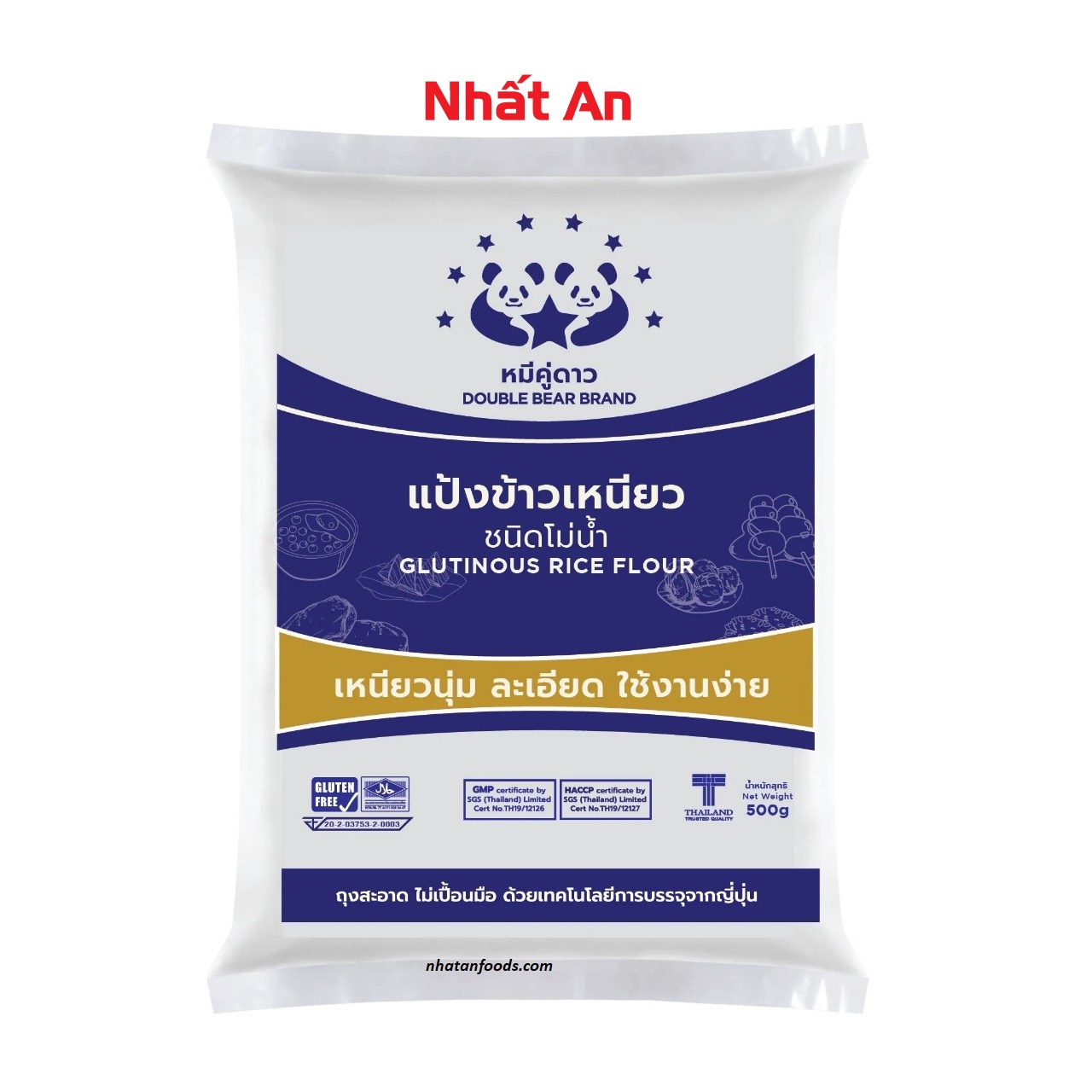Bột nếp Thái Lan con gấu 500gr