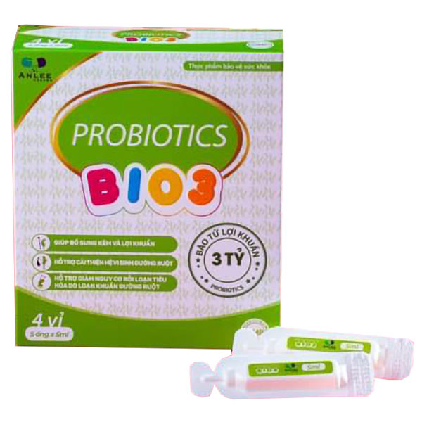 Probiotics Bio3, hỗ trợ giảm nguy cơ rối loạn tiêu hóa do loạn khuẩn hộp 4