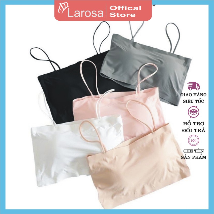 Áo Bra Larosa Đúc Su Quây Hai Dây Thun Lạnh MS8881