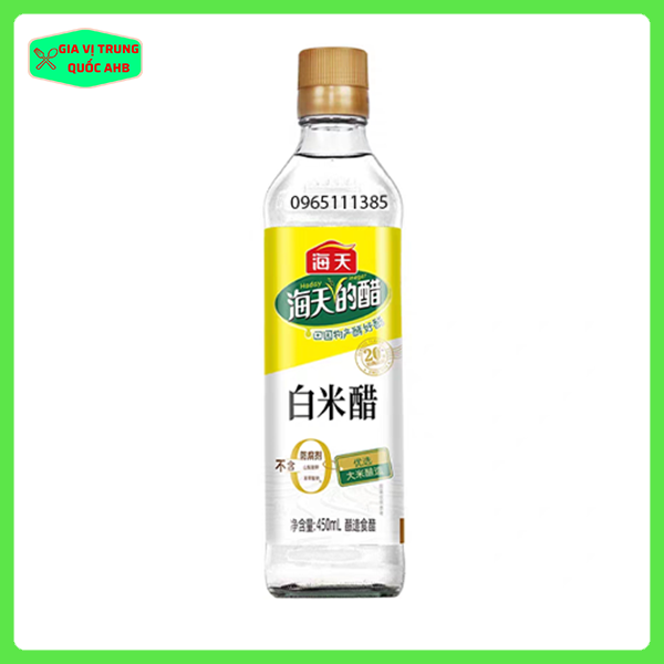 Giấm gạo trắng hải thiên 450ml - hàng ngon