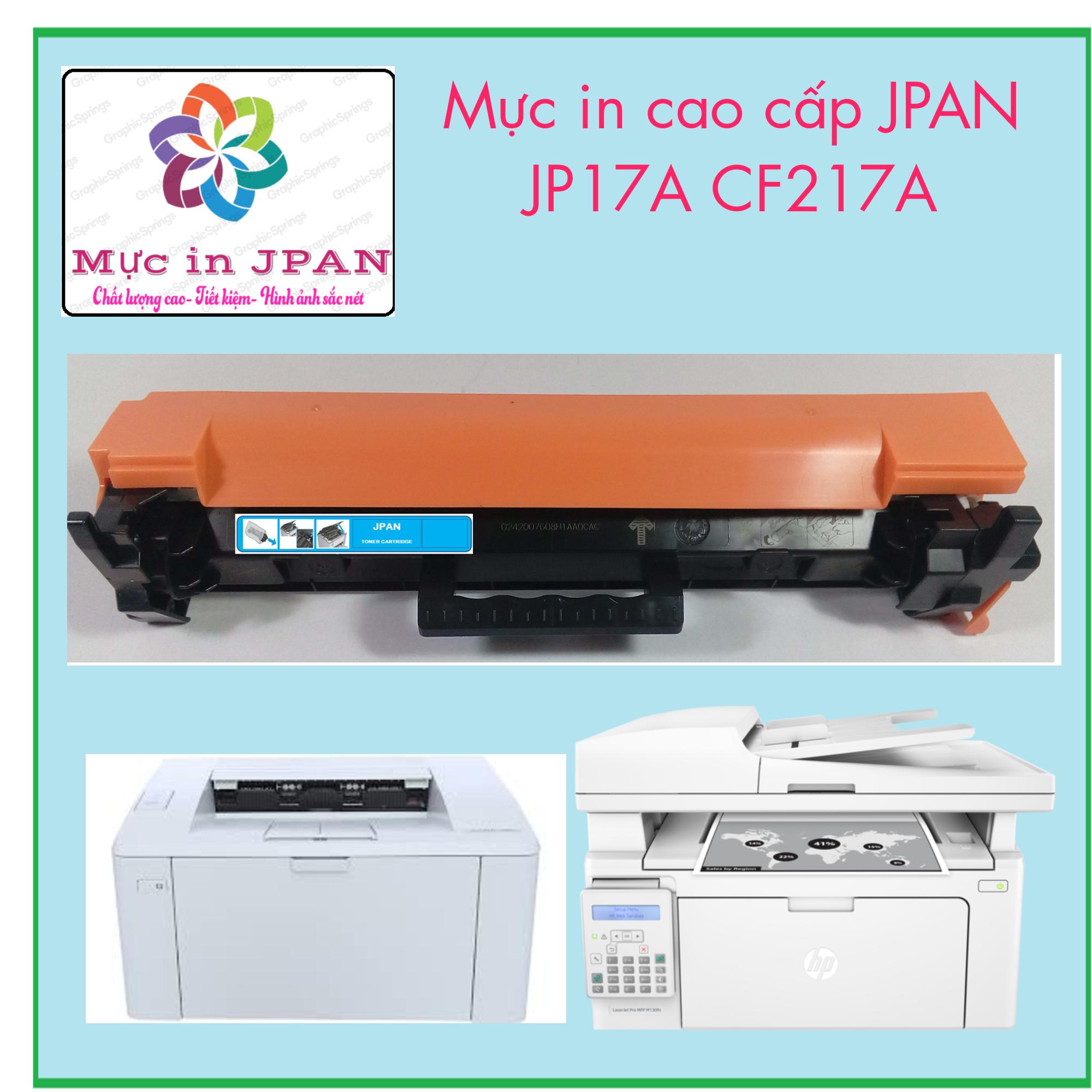 [HCM]Hộp mực JP17A CF217A dùng cho máy in HP LaserJet Pro M102a MFP M130a( Có thể tái nạp)-Xuất hóa đơn đỏ